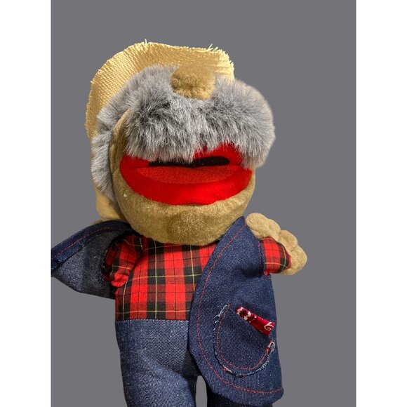 ShotGun Red Plush Doll Grandpa Cowboy Hee Haw Nashville Signed Collectible - Picture 15 of 16